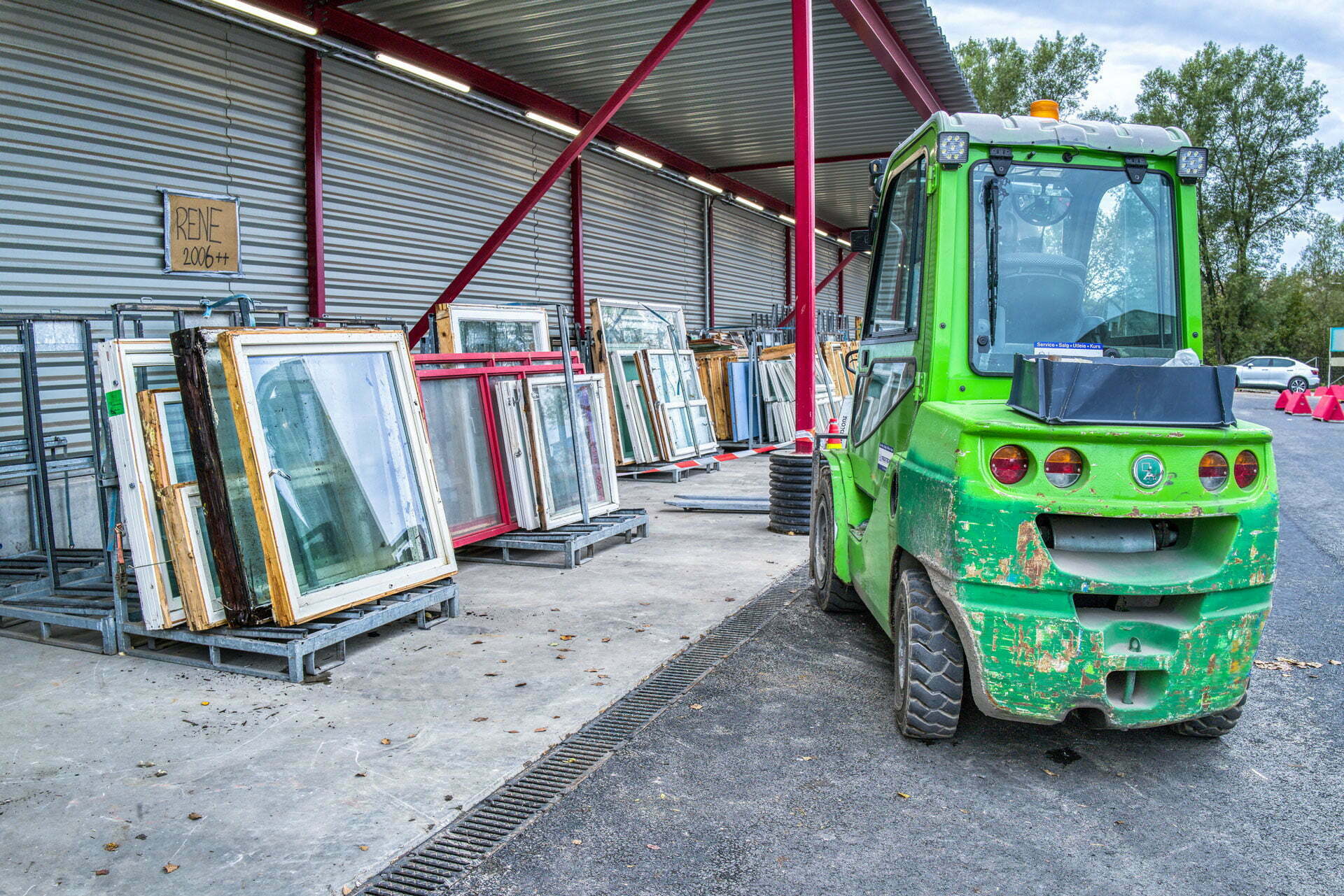 Bilde av gjenvinningsstasjon