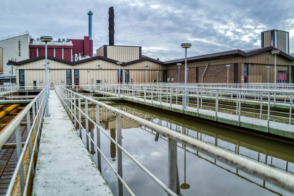 Bilde av et avløpsanlegg