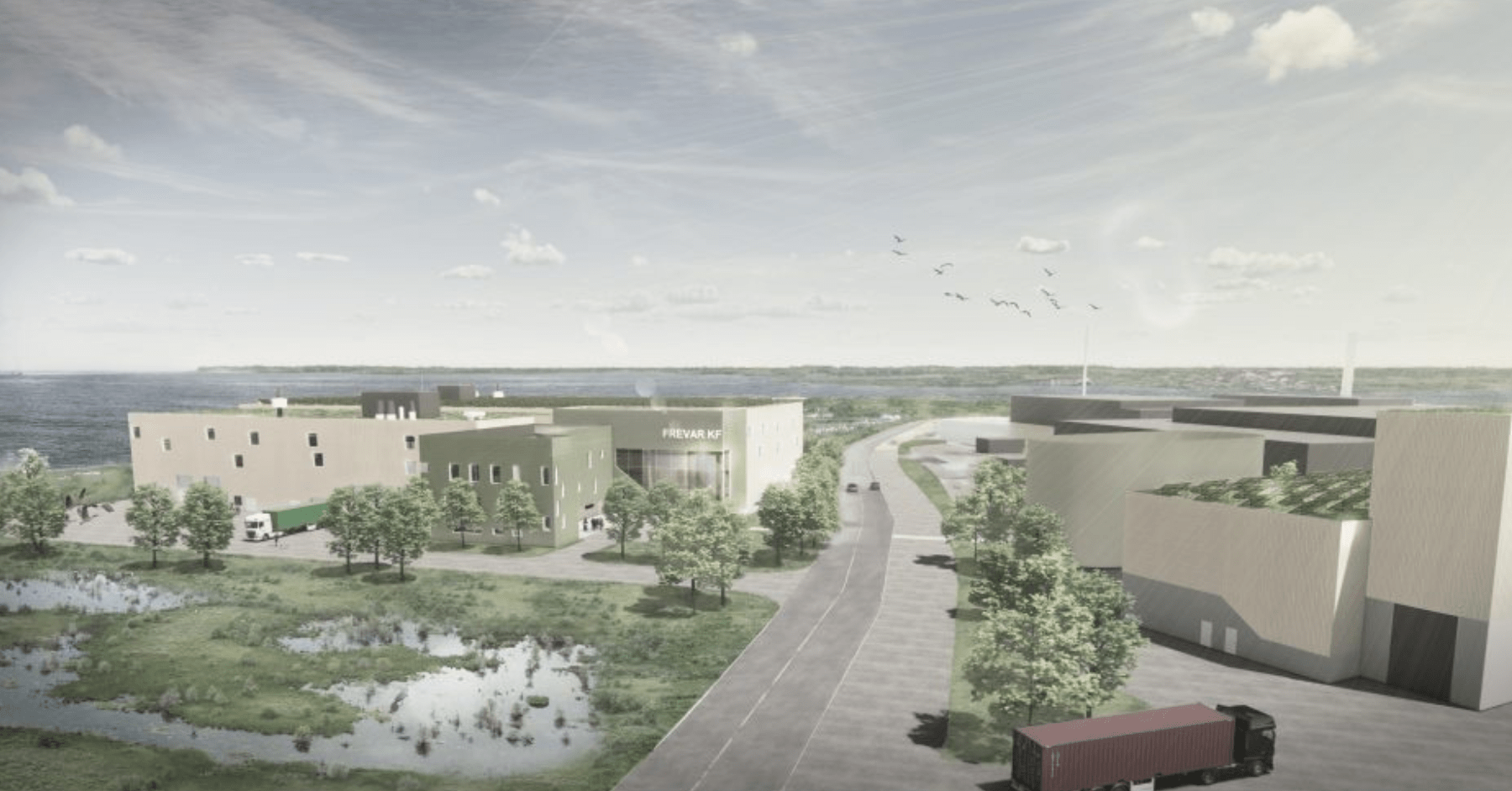 3D-visualisering av det kommende FARA-prosjektet.